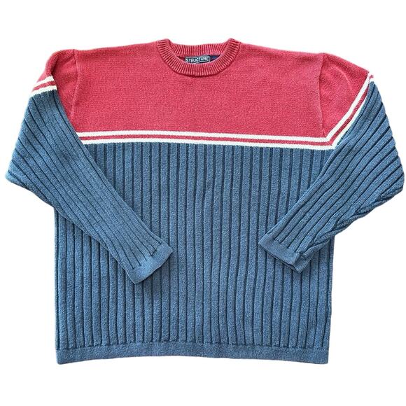 Structure | Sweaters | Vintage Structure 2 Tone Horizontal Stripe ...